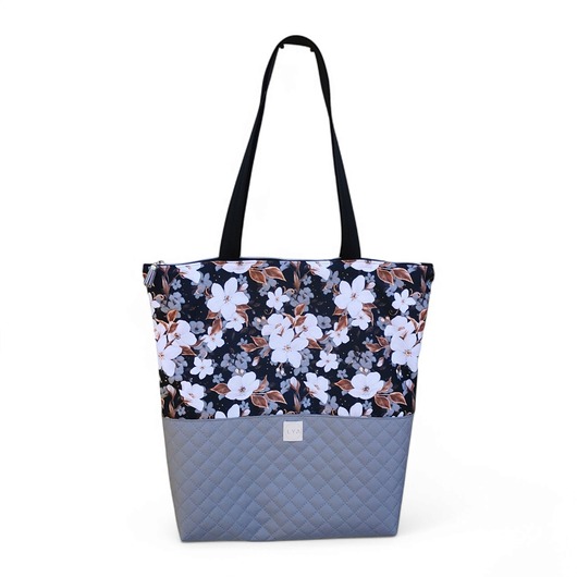 torby na ramię Torba shopper na zakupy wodoodporna shopperka torba na ramię kwiaty