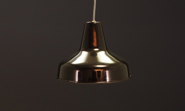 lampy wiszące Lampa wisząca czarna, duński design, lata 60
