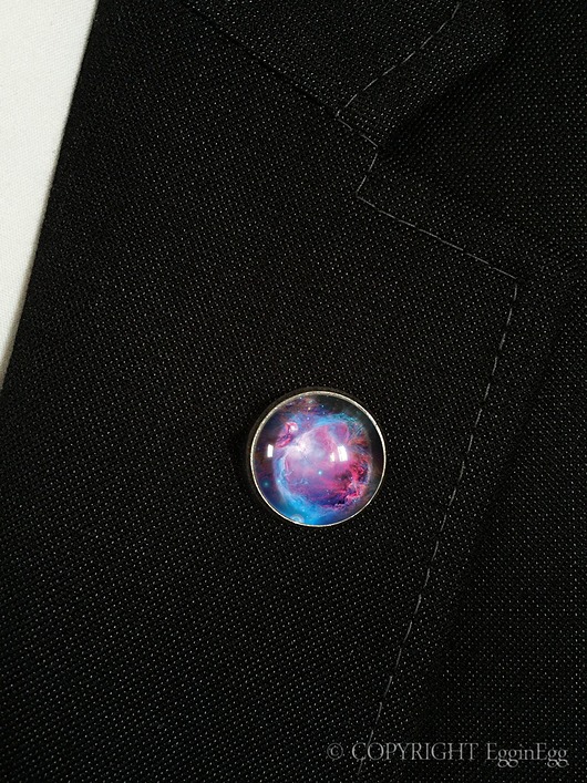 biżuteria męska Nebula - wpinka do marynarki - 0178