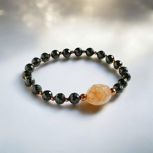 bransoletki z kamieni naturalnych OCHRONA - BOGACTWO - efektowna bransoletka