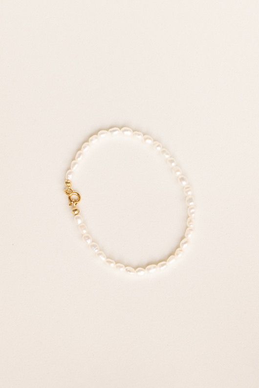 bransoletki złote PERŁY nieregularne / bransoletka