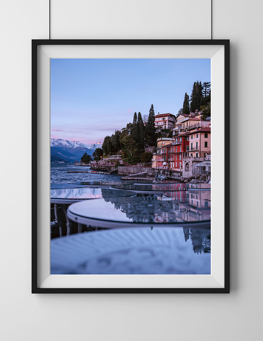 plakaty Jezioro Como, Varenna, plakat, fotografia, plik cyfrowy