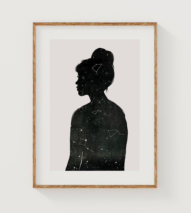 grafiki i ilustracje Kobieta grafika A3