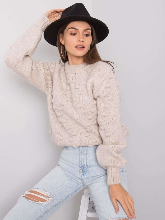 Sweter Livia Beżowy PROMESE