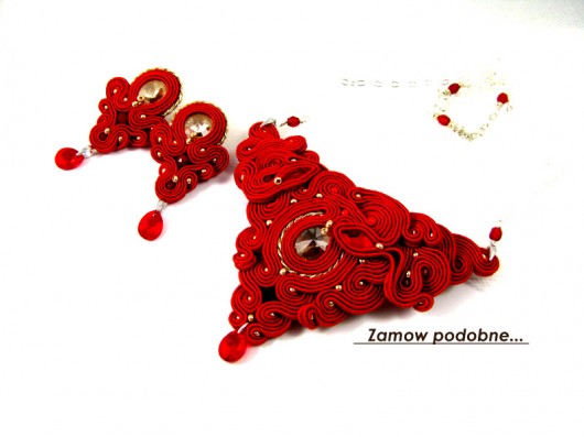 Lady in red - komplet sutasz PiLLow Design