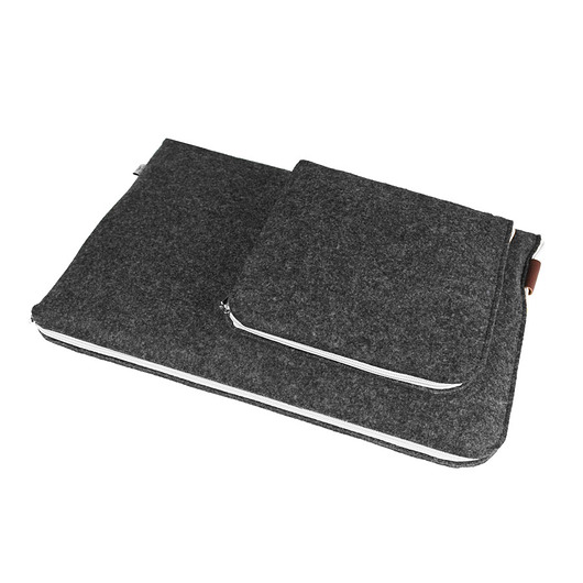 etui na laptopa FILCOWE ETUI na LAPTOPA grafit biały zamek