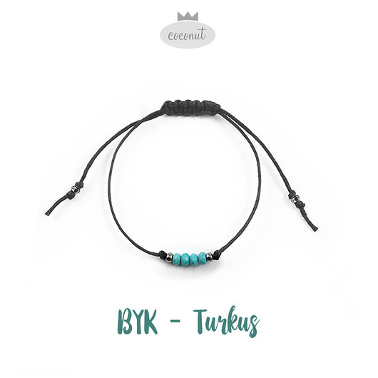 BYK - bransoletka z turkusem COCONUT
