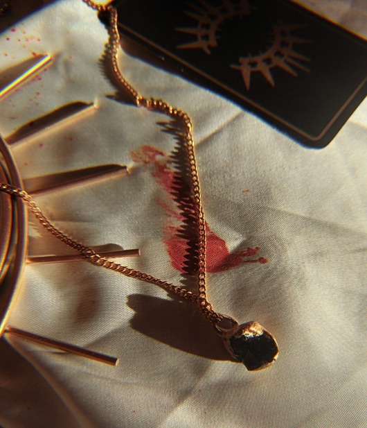 wisiory SEN WULKANÓW - amulet z obsydianem