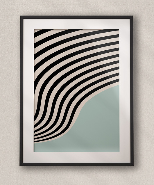 plakaty Minimalistyczny plakat - Abstrakcja  - Do salonu, sypialni, biura