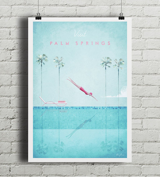 plakaty Palm Springs - vintage plakat