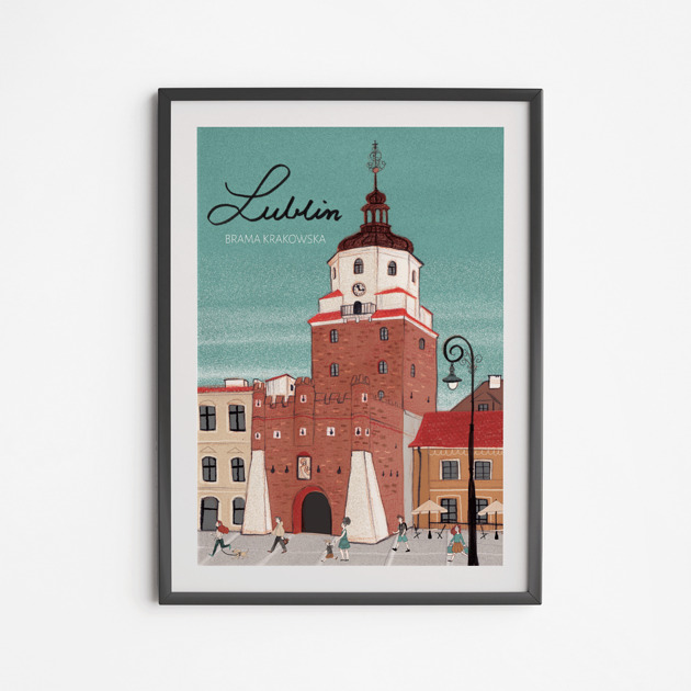 plakaty Plakat Lublin Brama Krakowska