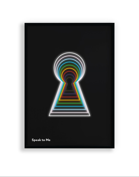 plakaty Plakat - Speak to Me inspirowany Pink Floyd