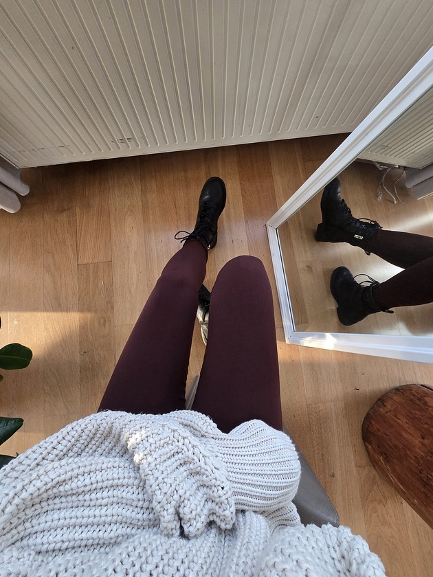 legginsy Leginsy czekoladowe