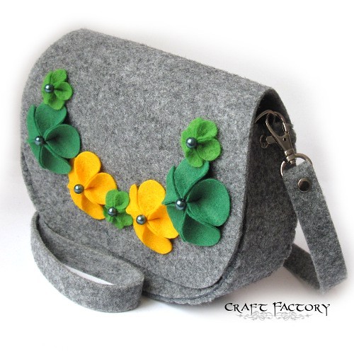 Popping Green Island - torebka mała Craft Factory