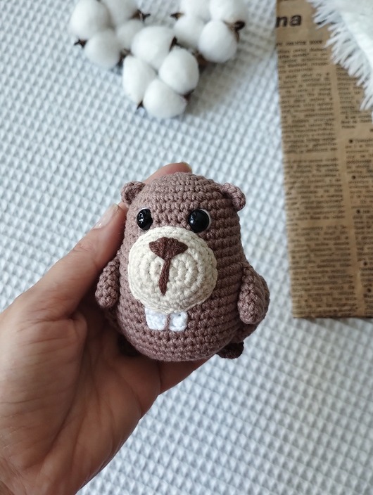 misie i maskotki Mini bóbr
