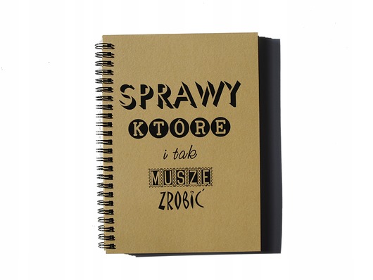 notatniki i albumy Sprawy, które i tak muszę zrobić, notatnik