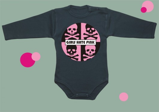 Body niemowlęce: Girls Hate Pink BabyGiftShop