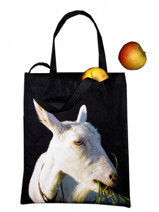 Koza na torbie - uwaga na zakupy :) +gratis AT design