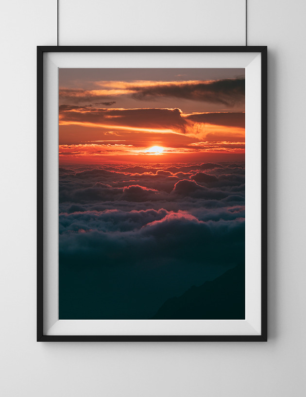 plakaty Wschód słońca, Fanal, plakat, fotografia