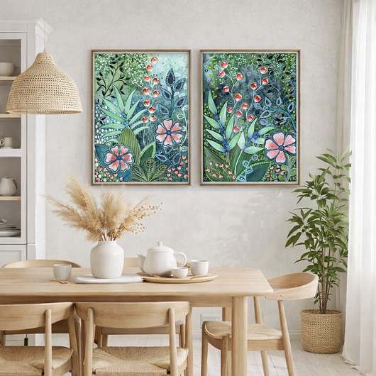 grafiki i ilustracje Zestaw 2 prac 60x90cm