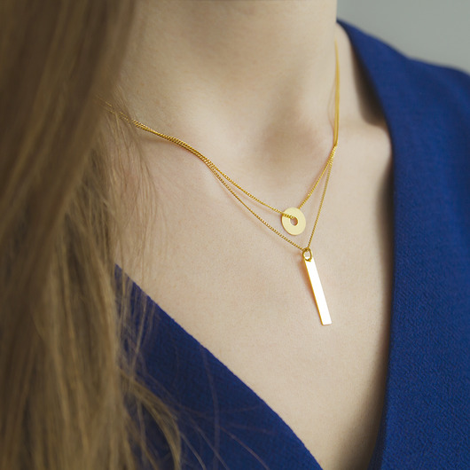 Złoty naszyjnik NZ6a Coccola JEWELLERY