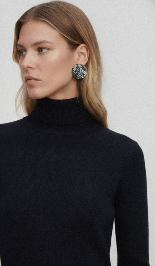 kolczyki - inne KÓŁKO . Snake Print