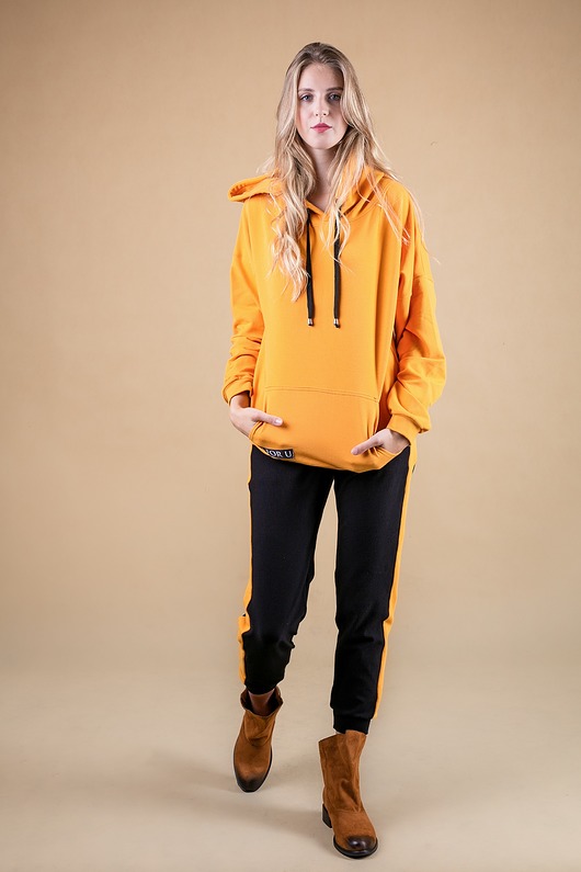 DRes damski Czarno- Musztardowy Sunlight 3 for U