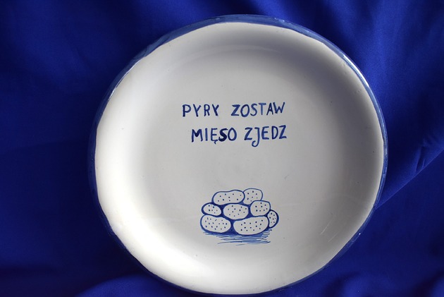 patery i talerze Talerz ceramiczny rustykalny Pyry