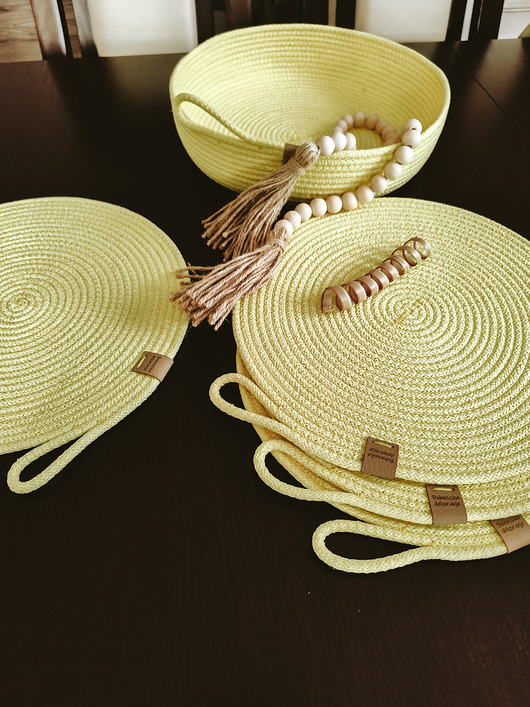 podkładki do kuchni Zestaw podkładek na stół mata