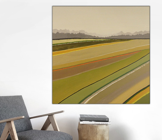 obrazy Duży obraz na płótnie, farby akrylowe 100x100cm
