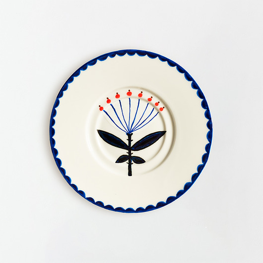 Ozdoby na ścianę Talerz na ścianę - kwiatek