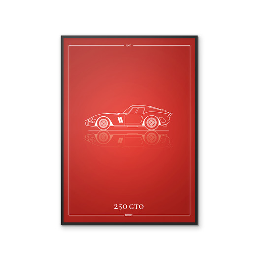 plakaty Plakat Motoryzacja - 250 GTO