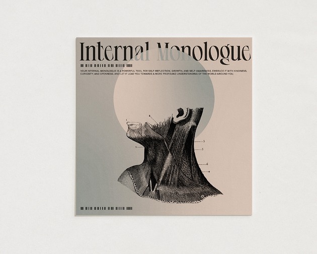 plakaty Internal monologue / Oryginalna grafika / poster print / Gicle