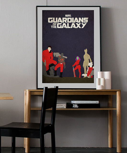 plakaty Plakat Strażnicy galaktyki - fine art Marvel