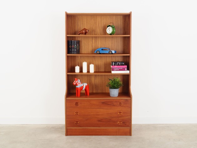 regały i półki Regał tekowy, duński design, lata 60, produkcja: Dania