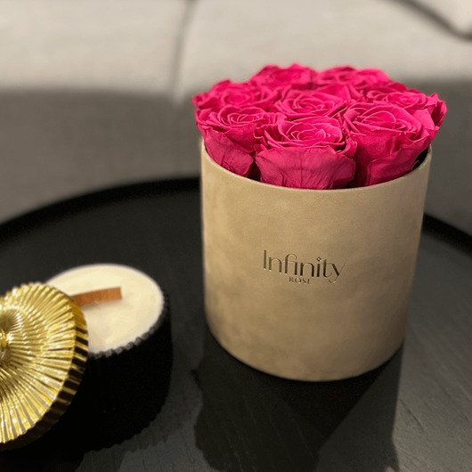 dodatki - różne Flowerbox wieczne róże unikalny prezent bukiet