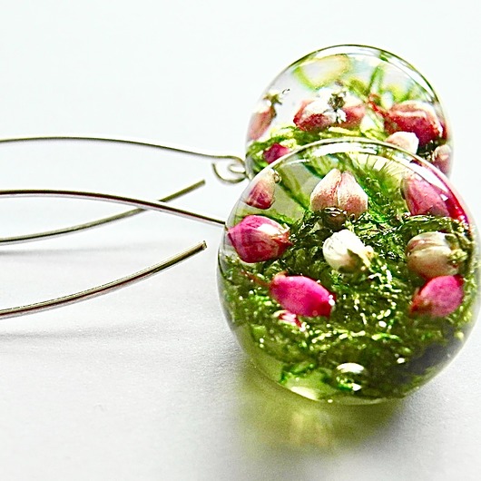 Kolczyki srebrne hand-made Grol Jewellery