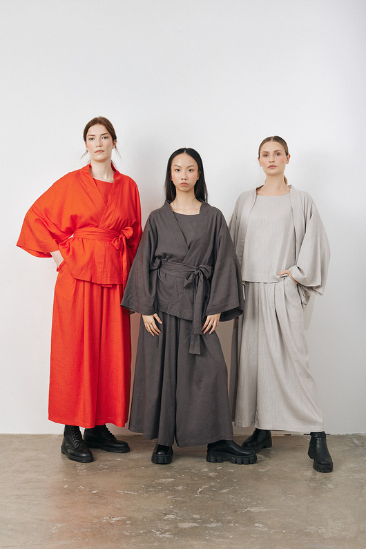 bluzki z długim rękawem damskie Kimono Miyazaki