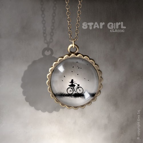 Star Girl Classic Rower - romantyczny medalik Ewa Saj Fotografie