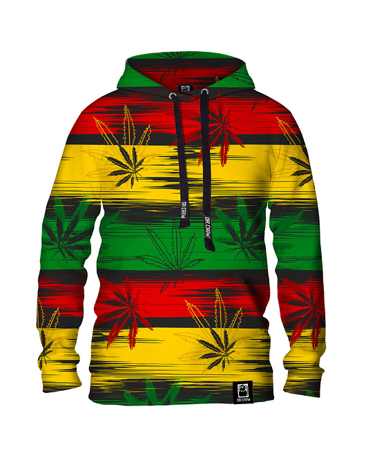 bluza z kapturem damska Damska Bluza z kapturem DR.CROW Ganja