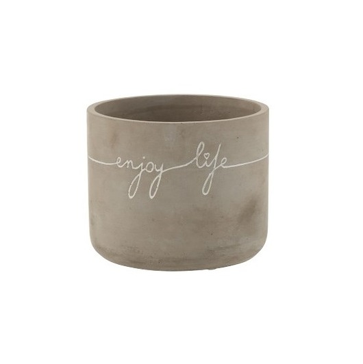 Doniczka osłonka Enjoy Life betonowa 16cm Home Design