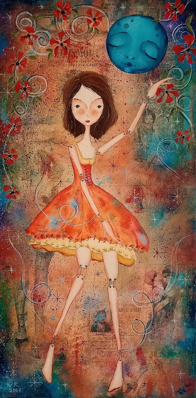 grafiki i ilustracje Malvina - obraz