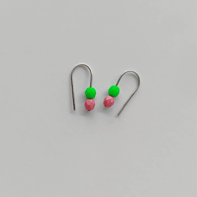 kolczyki z kamieniami Kolczyki OKRĄG