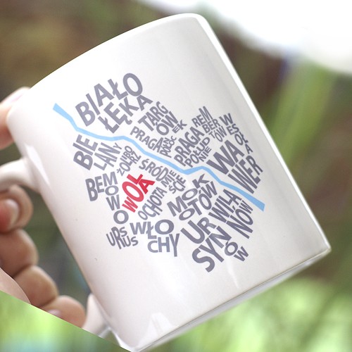 Warszawski szary dzielnica ONE MUG A DAY