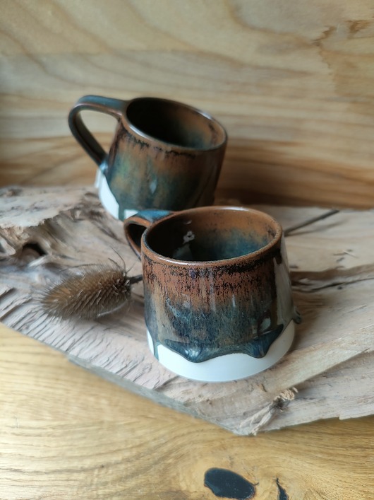 kubki Ceramiczny kubek Tygrysie oko