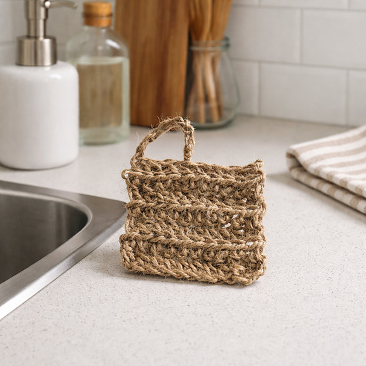 kuchnia - różne 3szt Myjka  ze sznurka konopnego