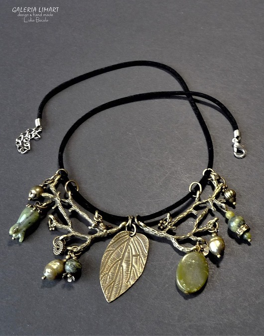 kolie Vintage. Eklektyczny naszyjnik w duchu pięknej starej biżuterii PREZENT lux