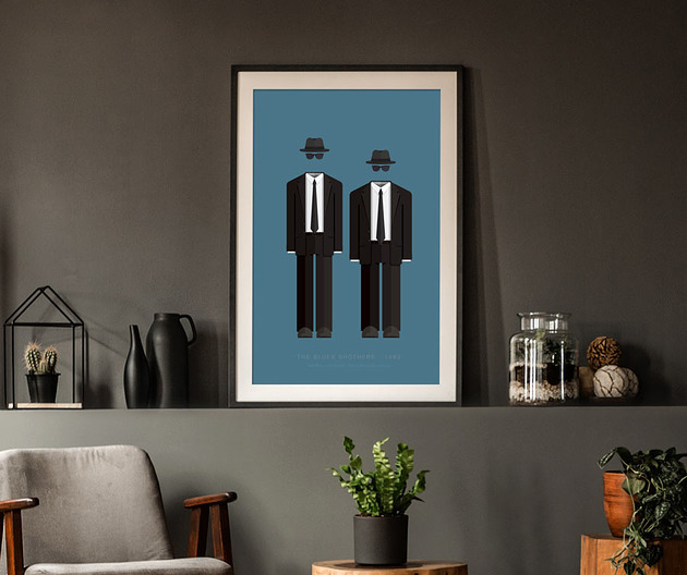 Plakat Blues Brothers  minimalmill