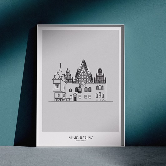plakaty Plakat Architektura - Wrocław - Stary Ratusz