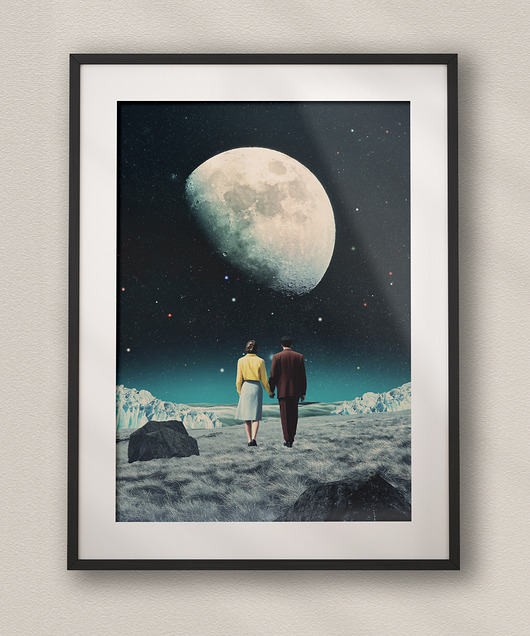 plakaty Plakat Razem - Kolaż Fine Art - Dekoracja Ścienna Do Salonu